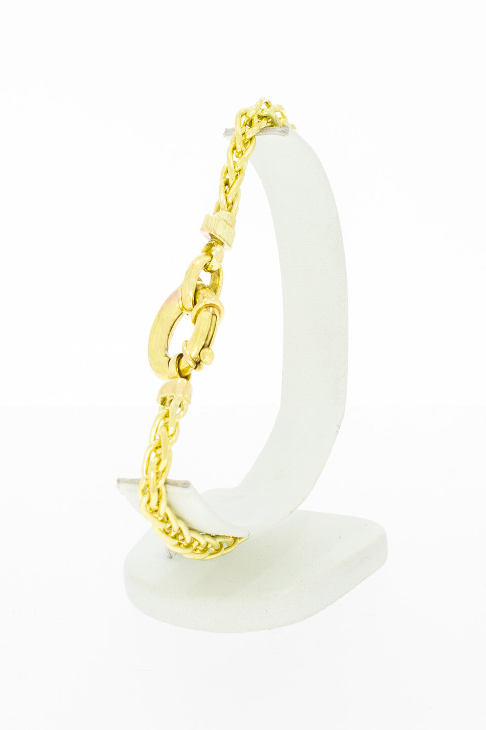 Fuchsschwanz Gold Armband 14 Karat - 23 cm