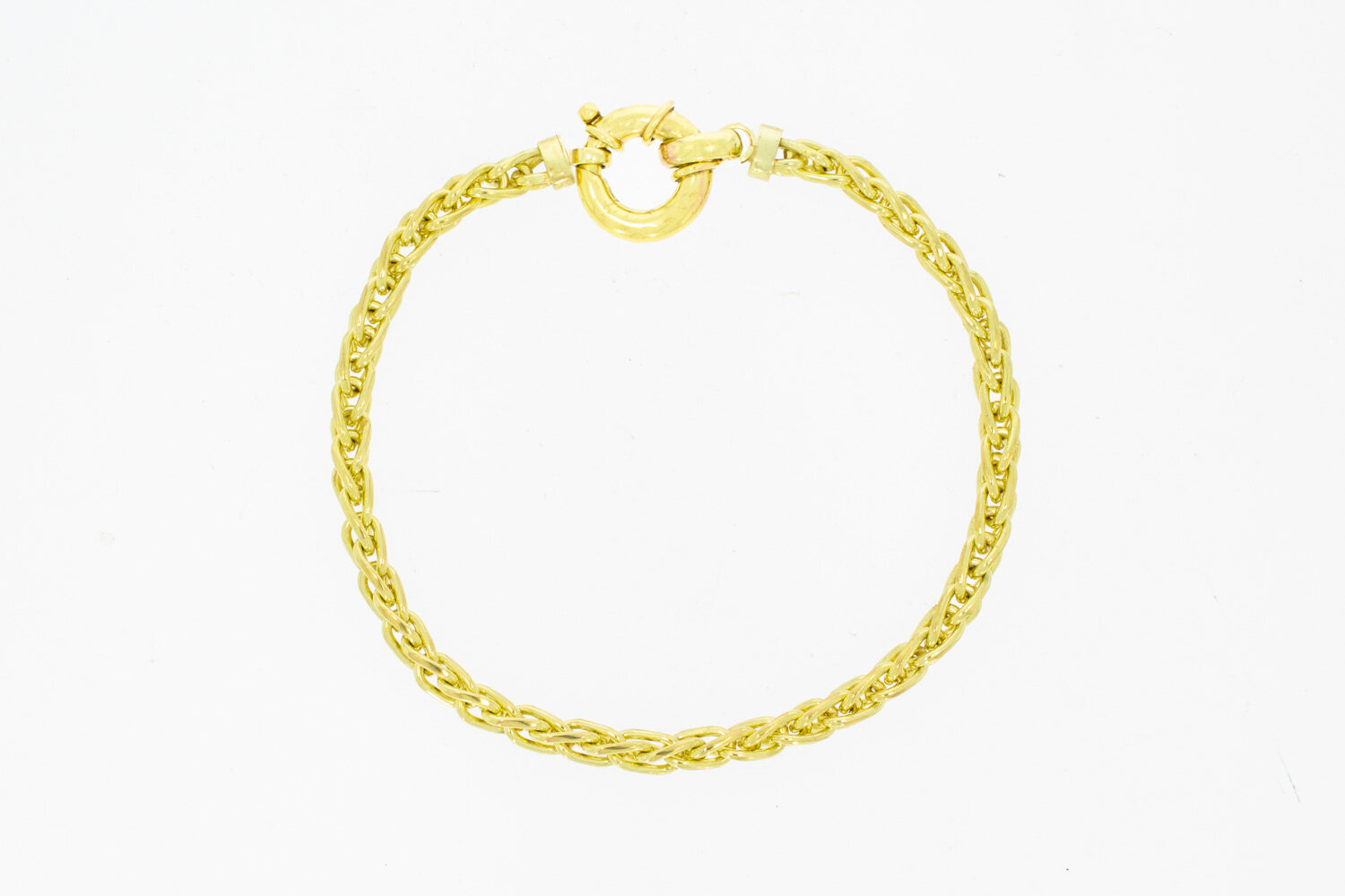 Fuchsschwanz Gold Armband 14 Karat - 23 cm