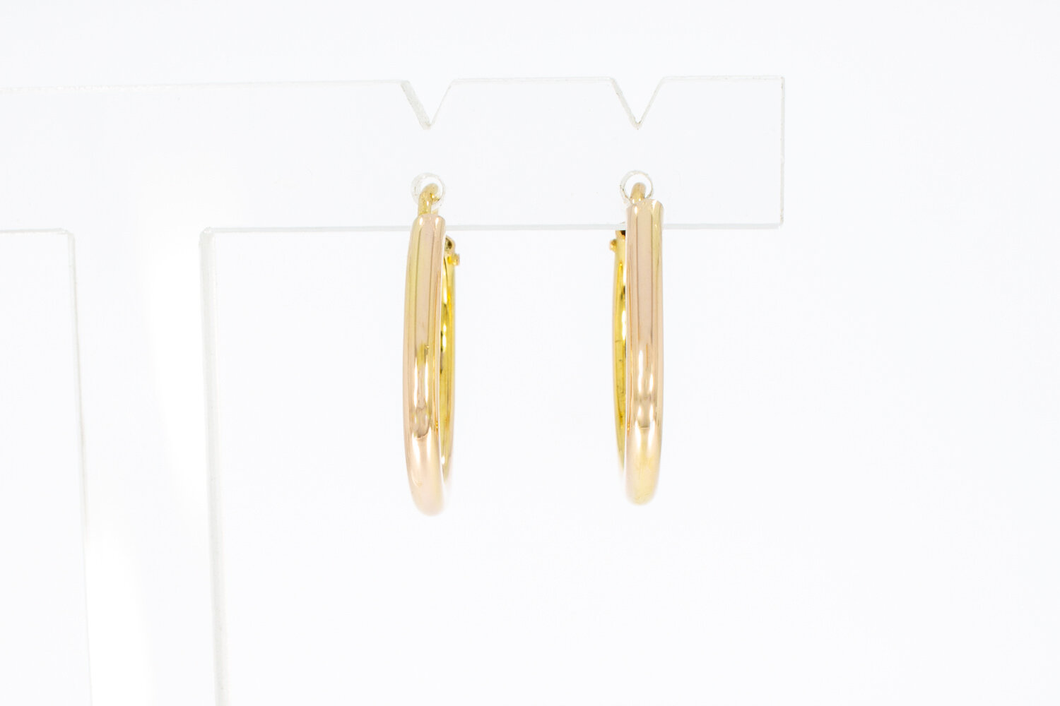 14 Karat Rosegold Ohrringe - 1,7 cm