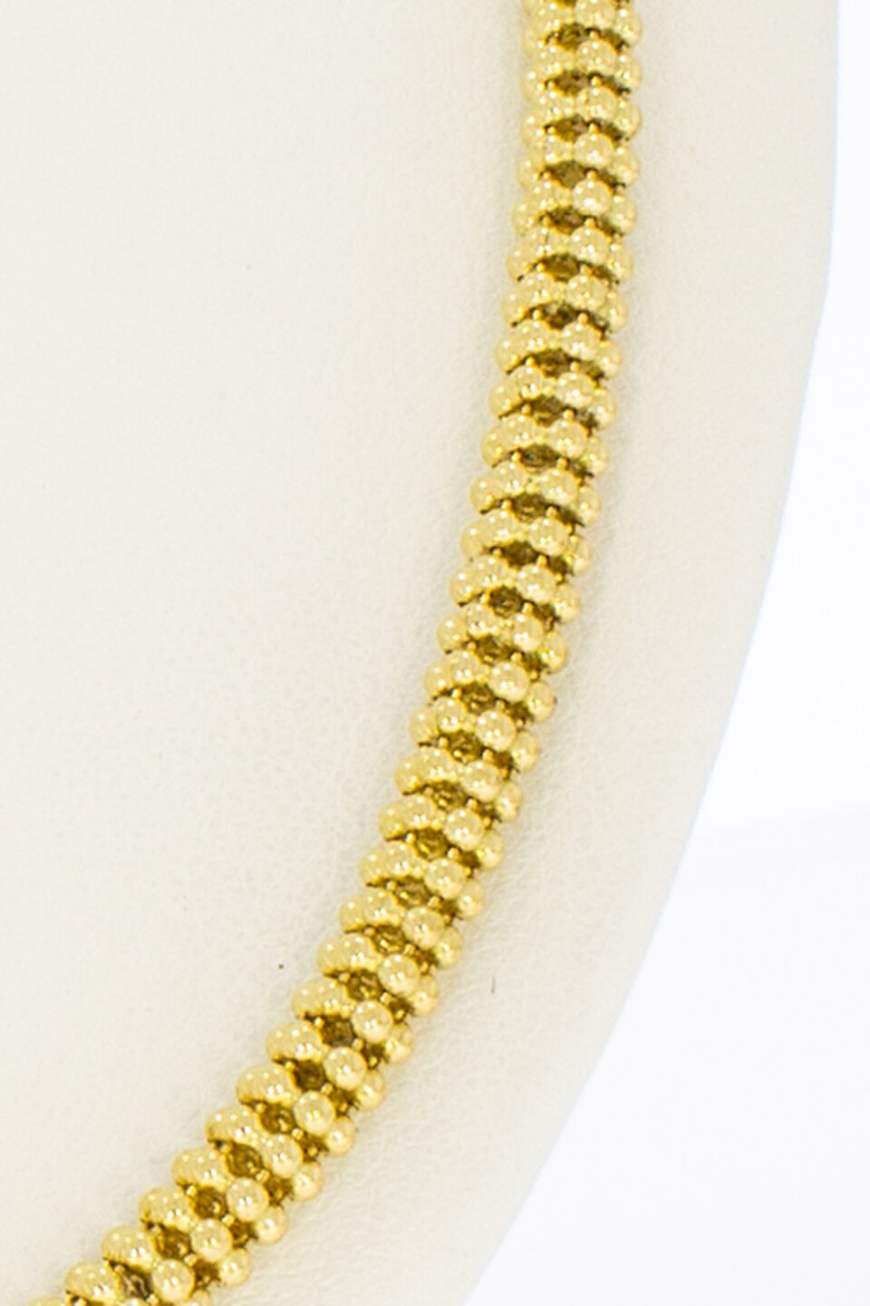 14 Karat Vintage Popkorn Goldkette - 45 cm