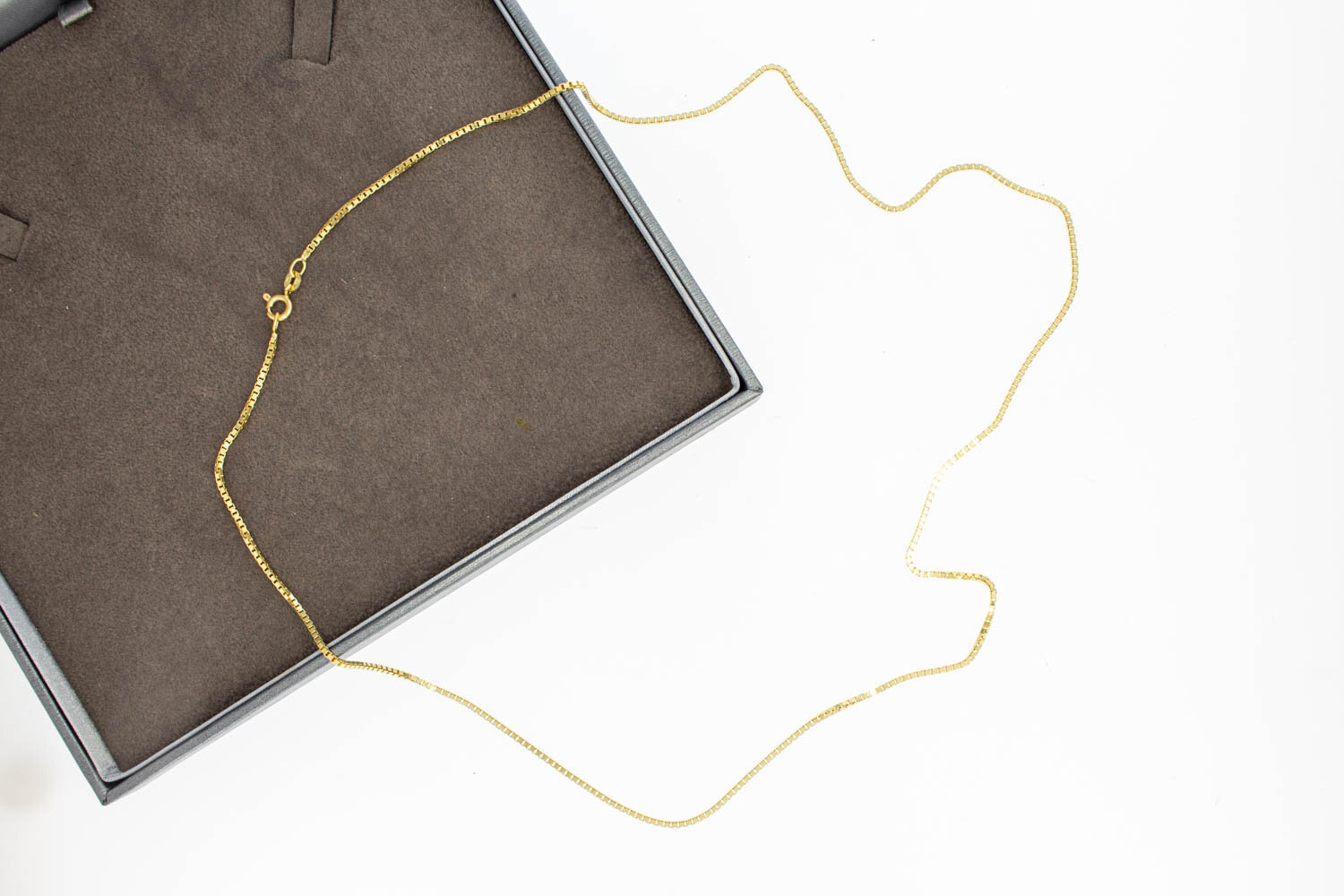 Venezianische Goldkette 14 Karat - 60,4 cm