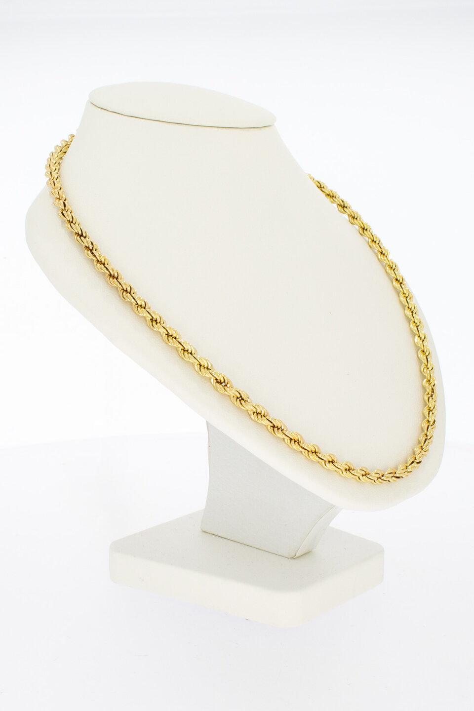 585 Goldene Kordel Kette - 81,5 cm