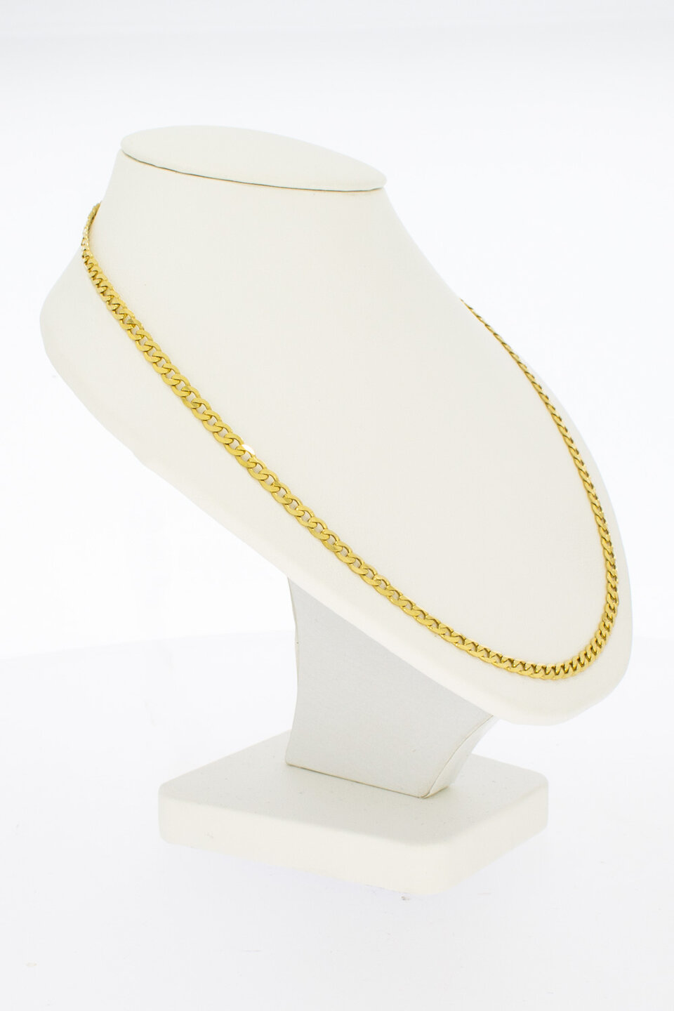 Flache  585 Gold Panzerkette- 60,4 cm