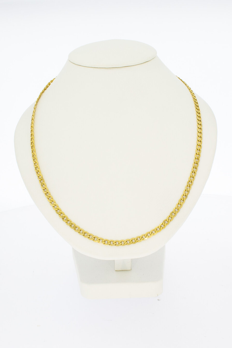 Flache  585 Gold Panzerkette- 60,4 cm