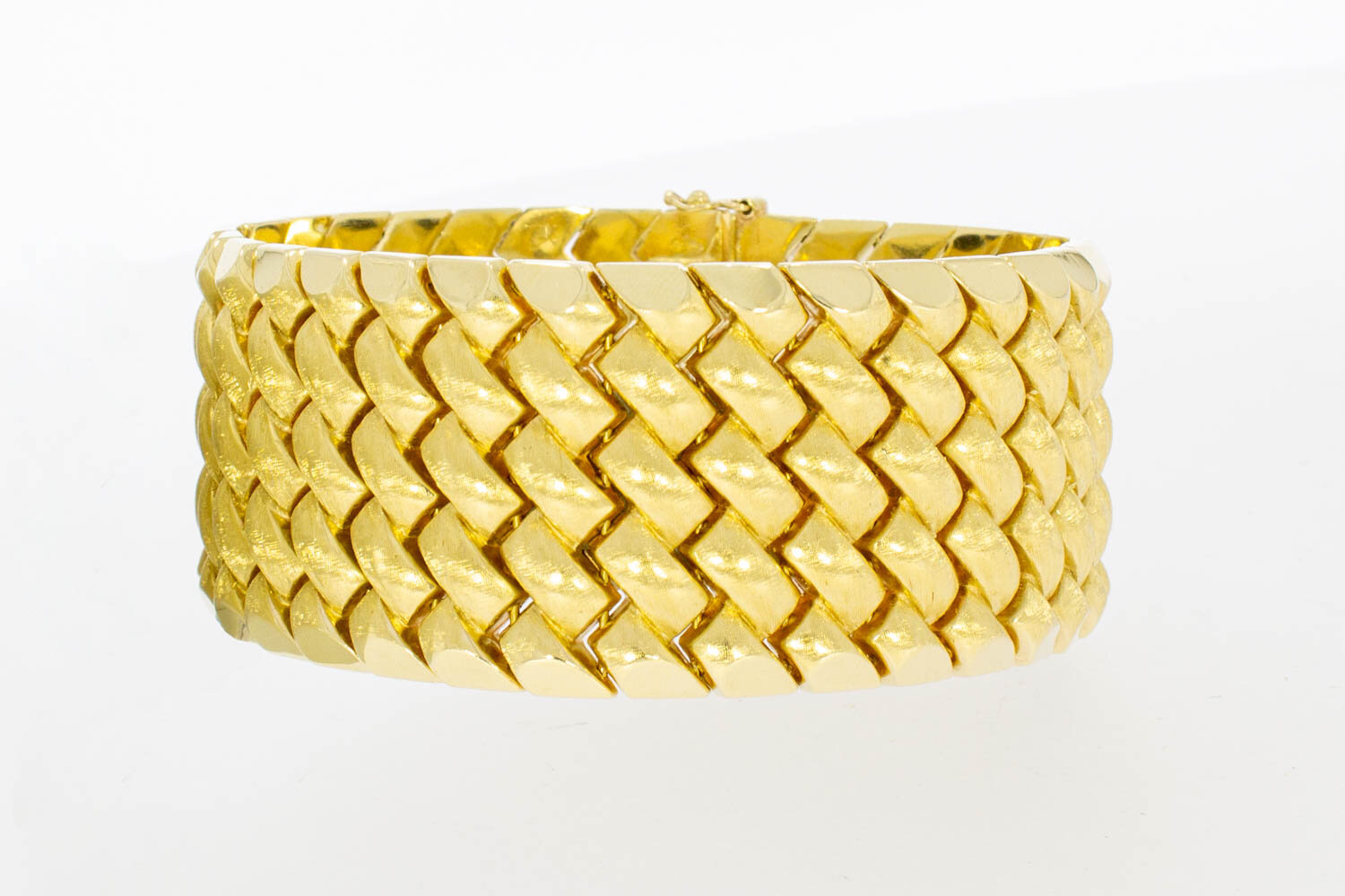 Retro Armband 750 Gelbgold - 20,1 cm