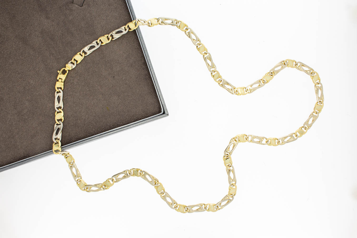 Falkenauge Kette 18 Karat - 71,2 cm