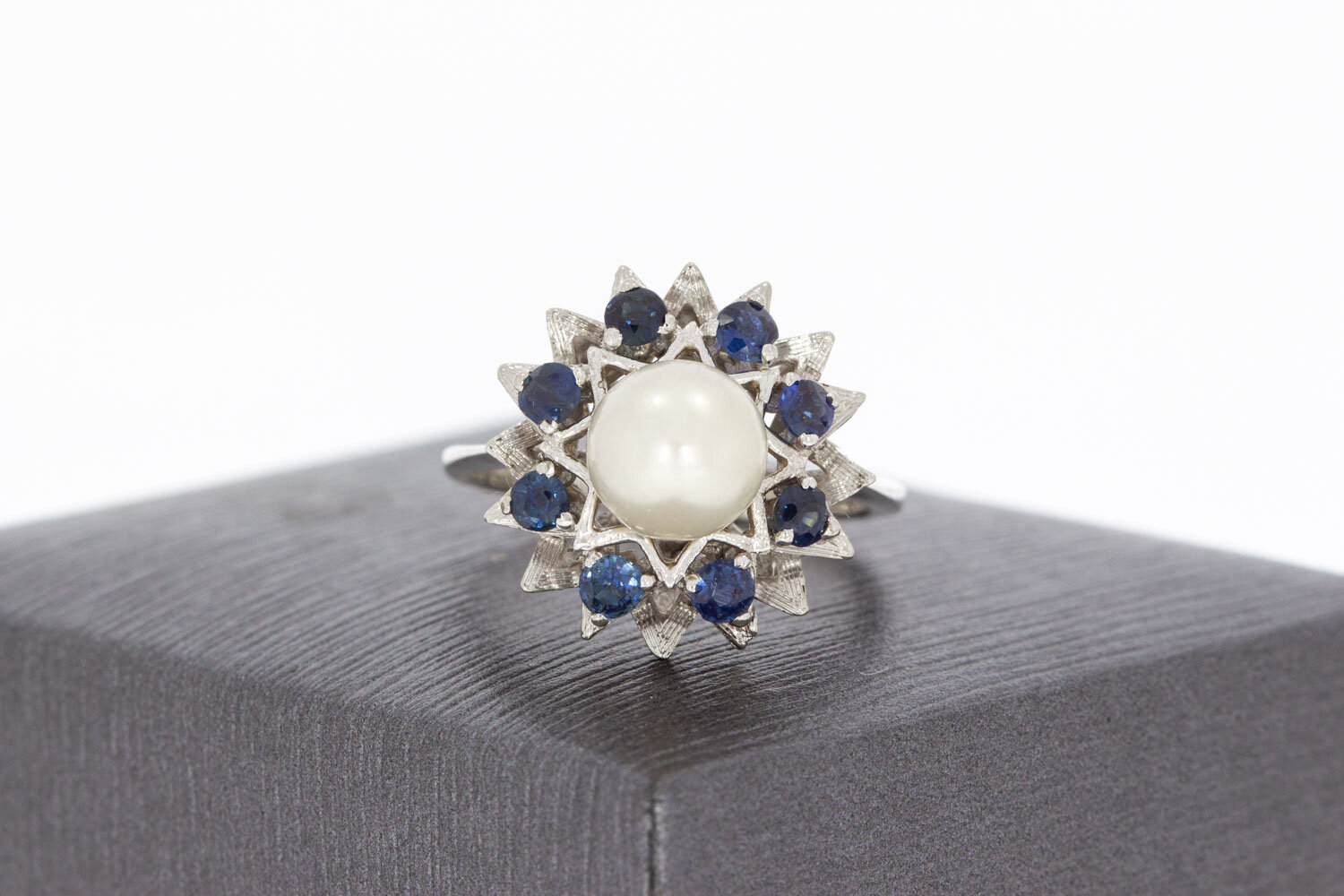 Vintage Rosetten Ring 14 Karat Gold - 16,6 mm