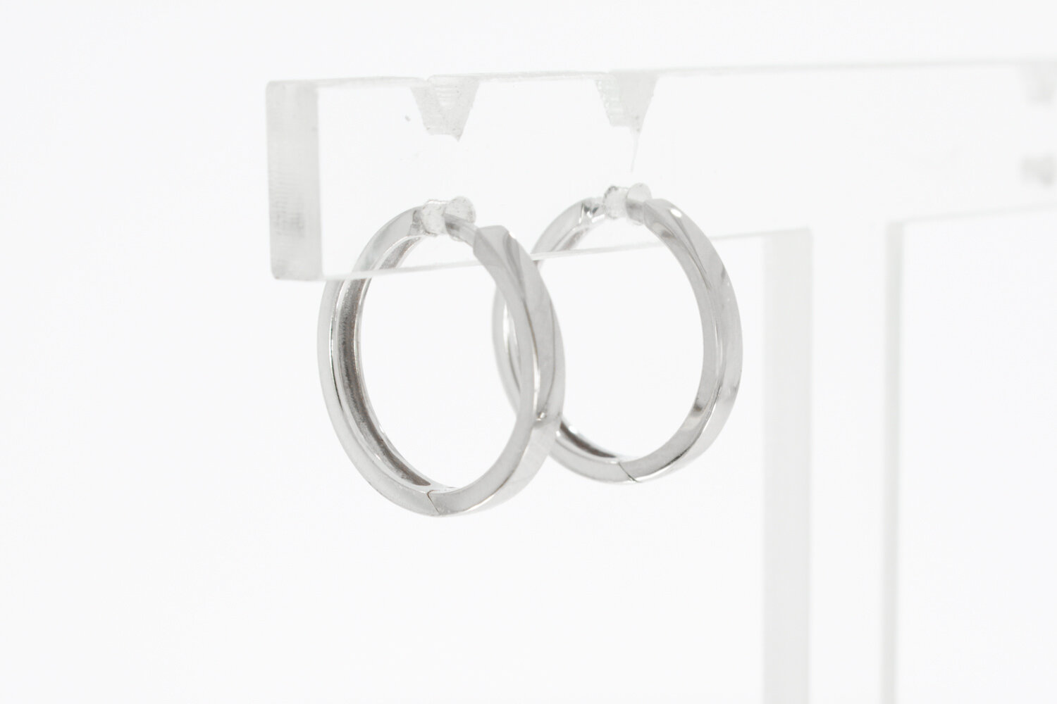 Bicolor Gold Creolen 14 Karat - 1,6 cm