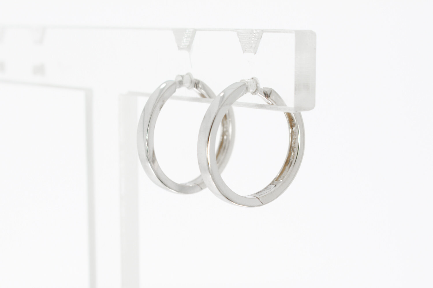 Bicolor Gold Creolen 14 Karat - 1,6 cm