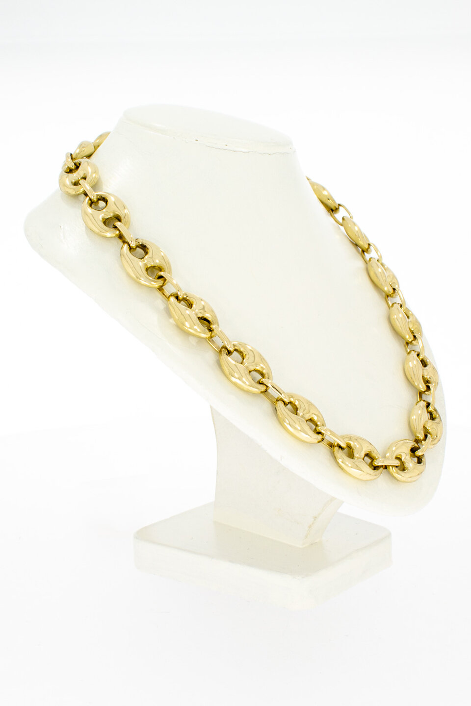 Anker 750 Gelb Goldene Kette - 62,5 cm