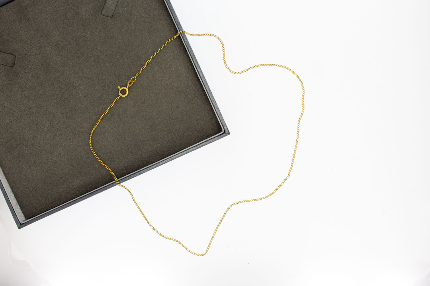 Panzer Halskette 18 Karat Gold - 50,9 cm