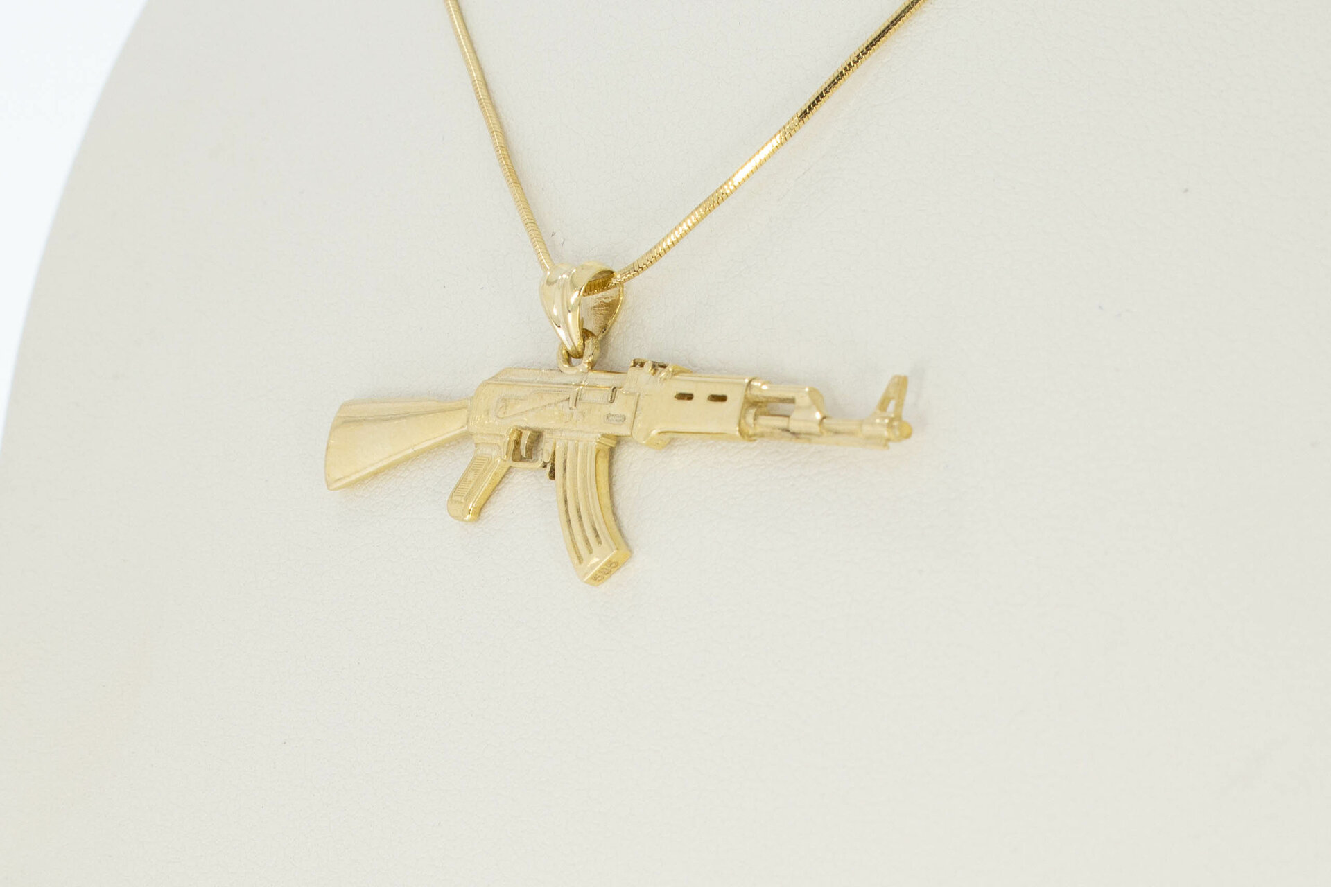 Herren Anhänger AK47 14 Karat - 4,7 cm
