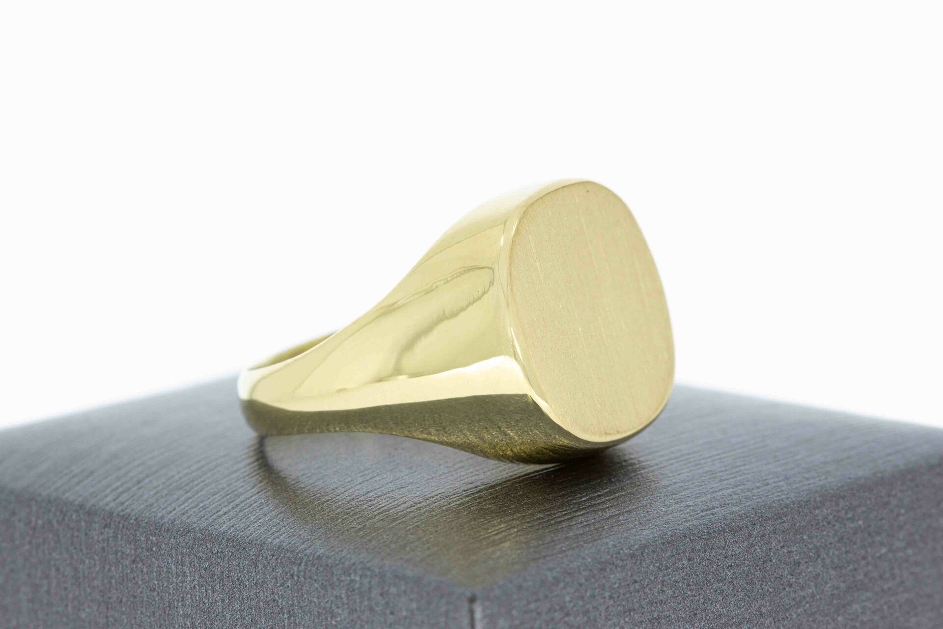 14 Karat Herren Siegel Ring - 19.4 mm