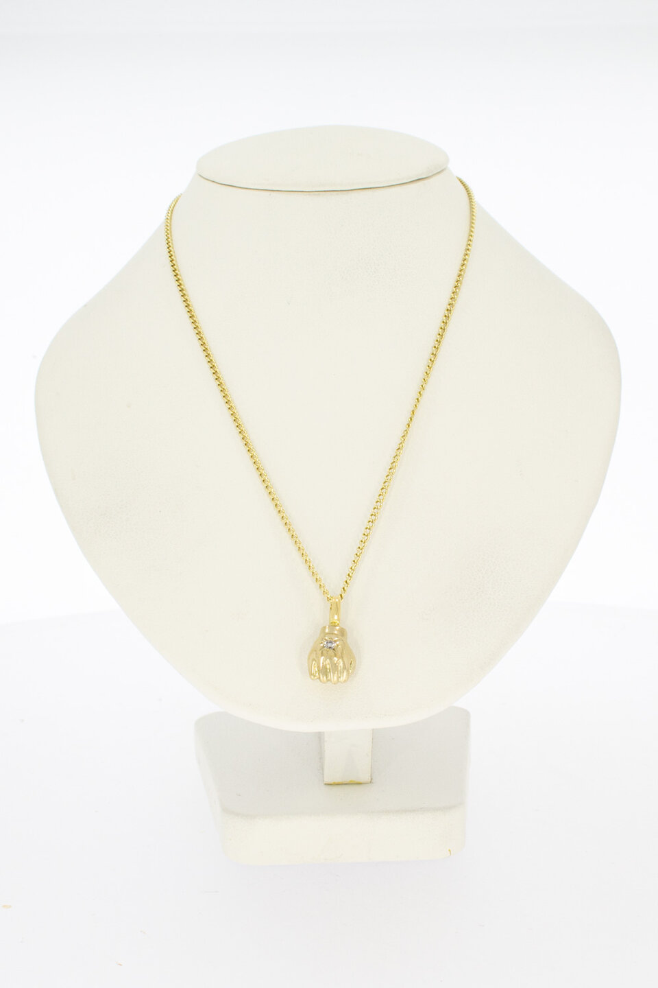 585 Faust Anhänger Herren - Länge 1,6 cm