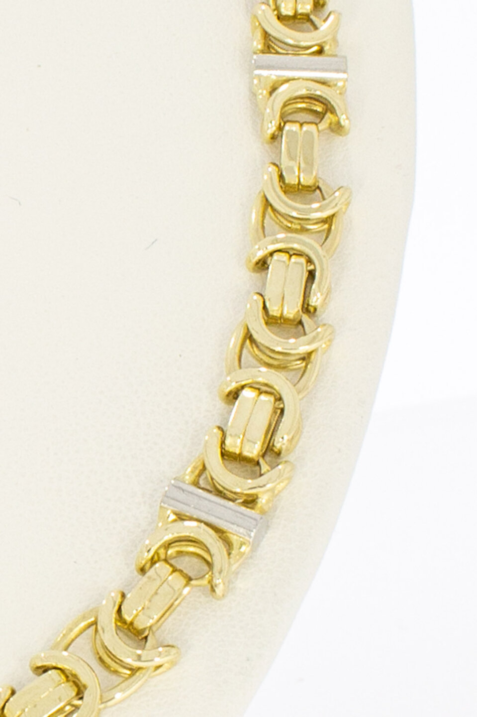 Flache 585 Gold Herren Königskette - 73 cm