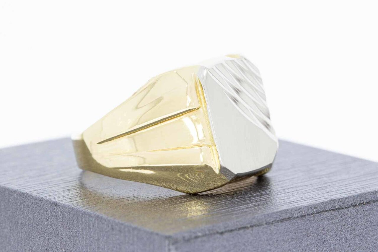14 Karat Goldene Herren Ring - 21,2 mm