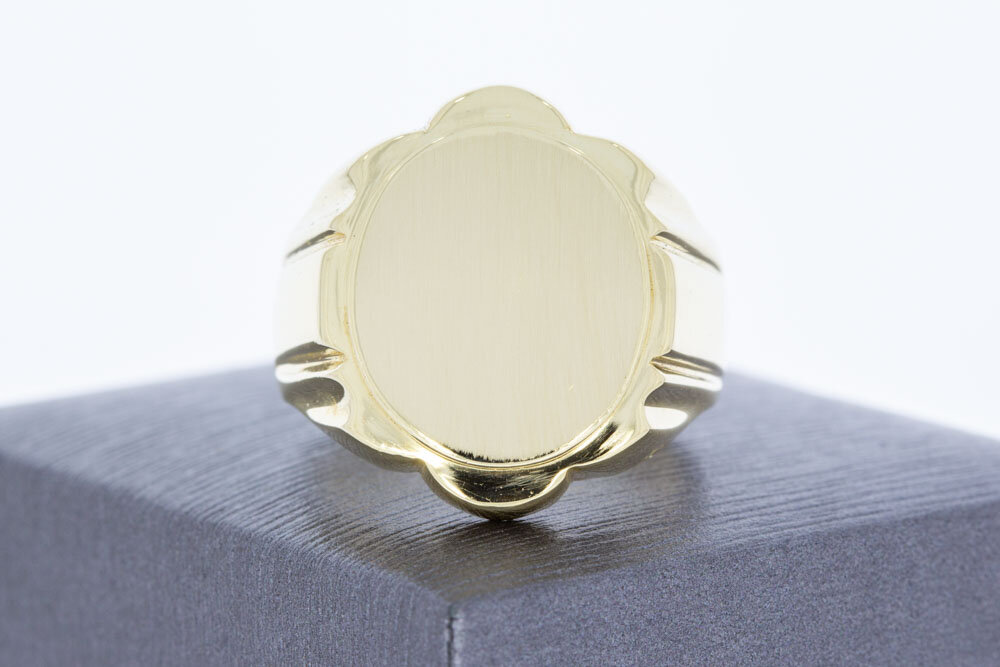Herren Siegelring 14 Karat Gold - 21 mm