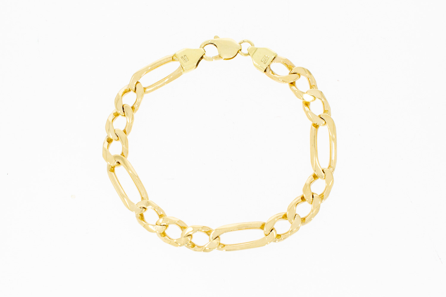 Figaro Männerarmband 585 Gold - 24 cm