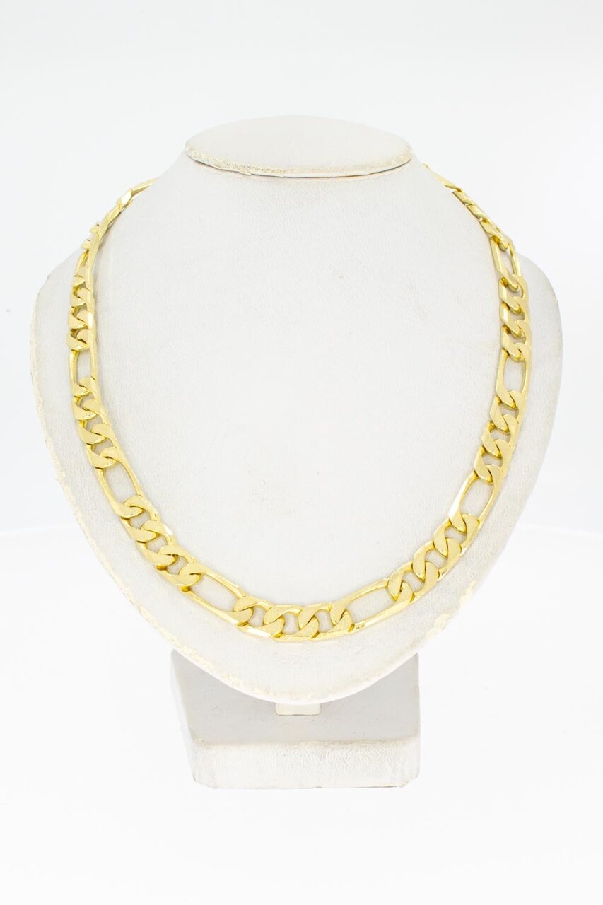 Goldkette Figaro 14 Karat - Länge 61 cm