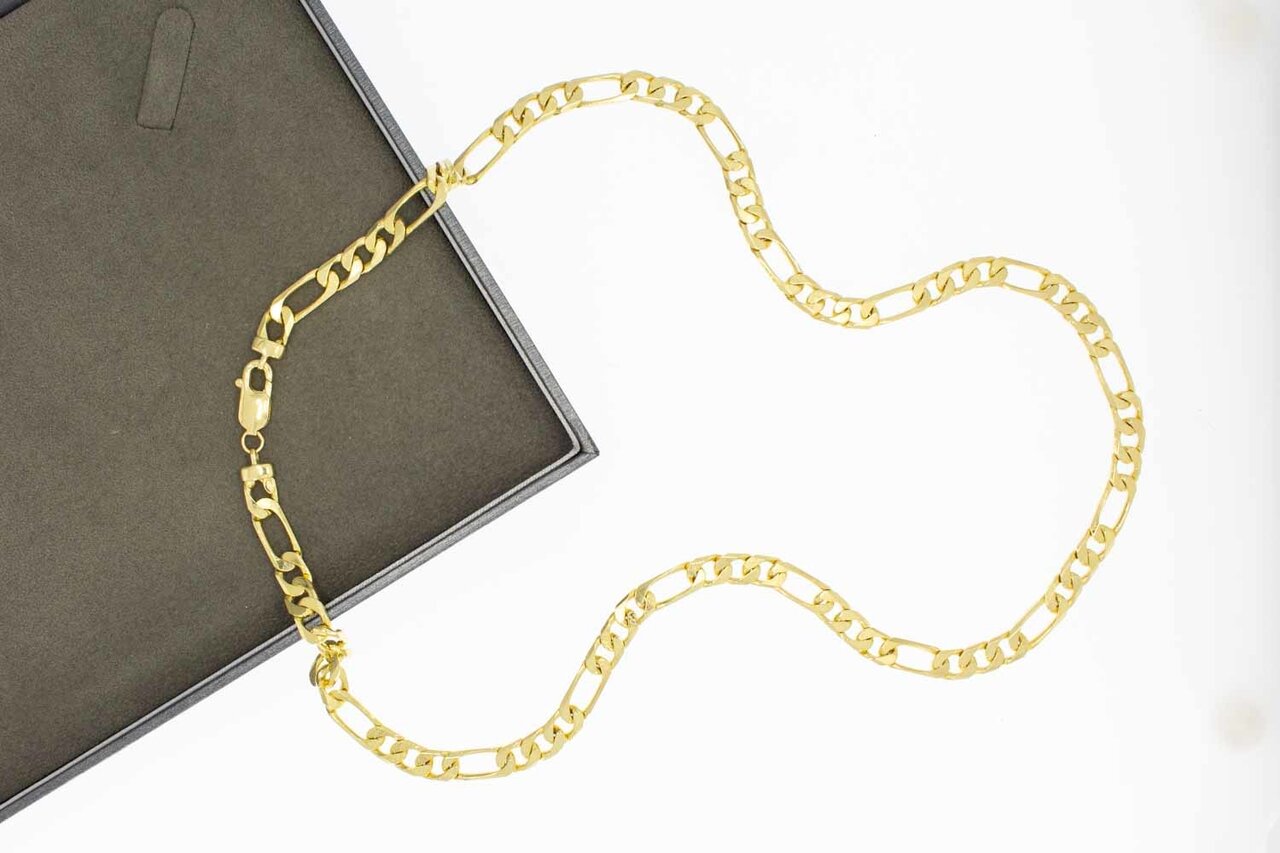 Goldkette Figaro 14 Karat - Länge 61 cm