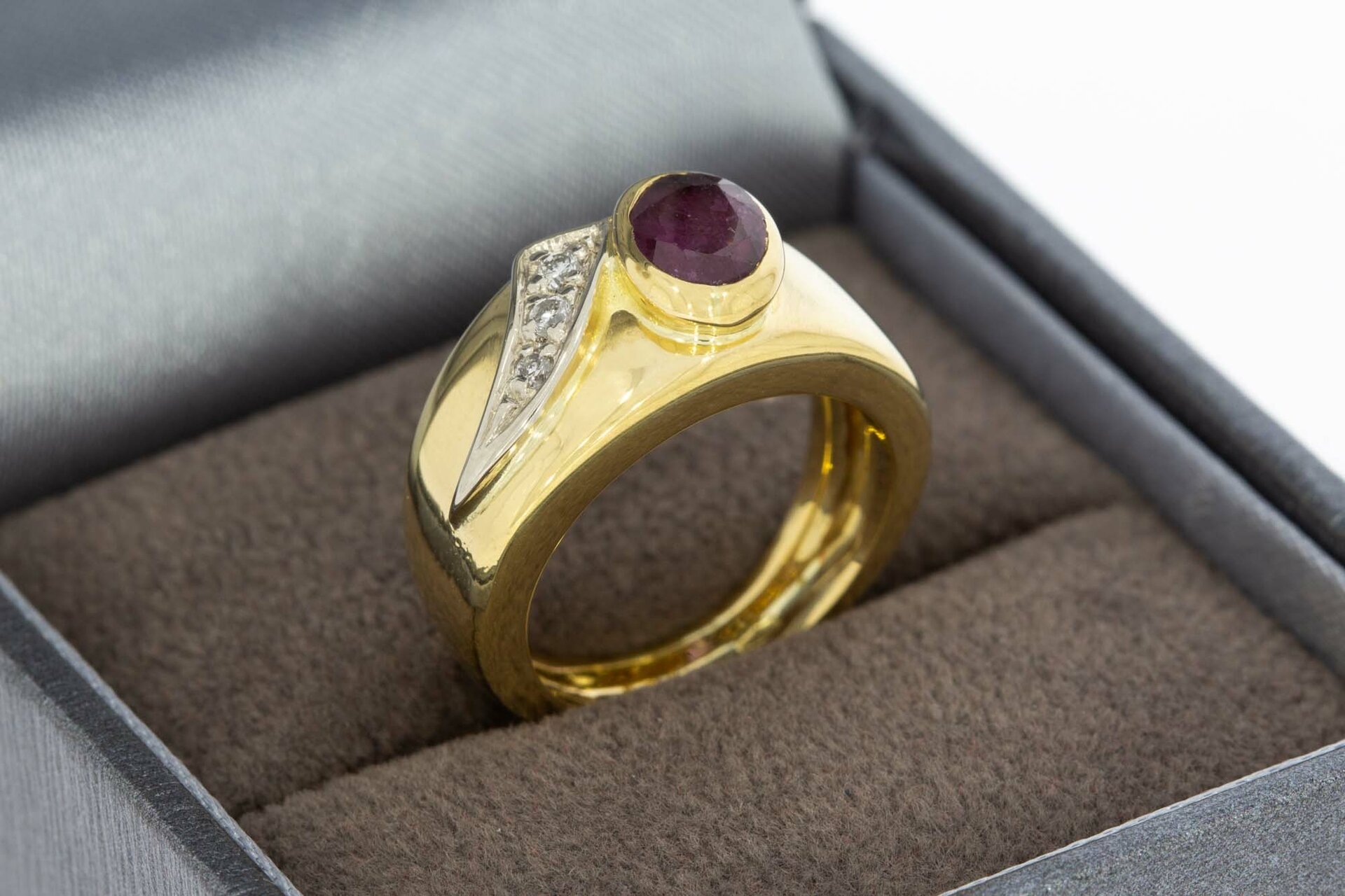 750 Gold Pinky Damenring - 14,3 mm