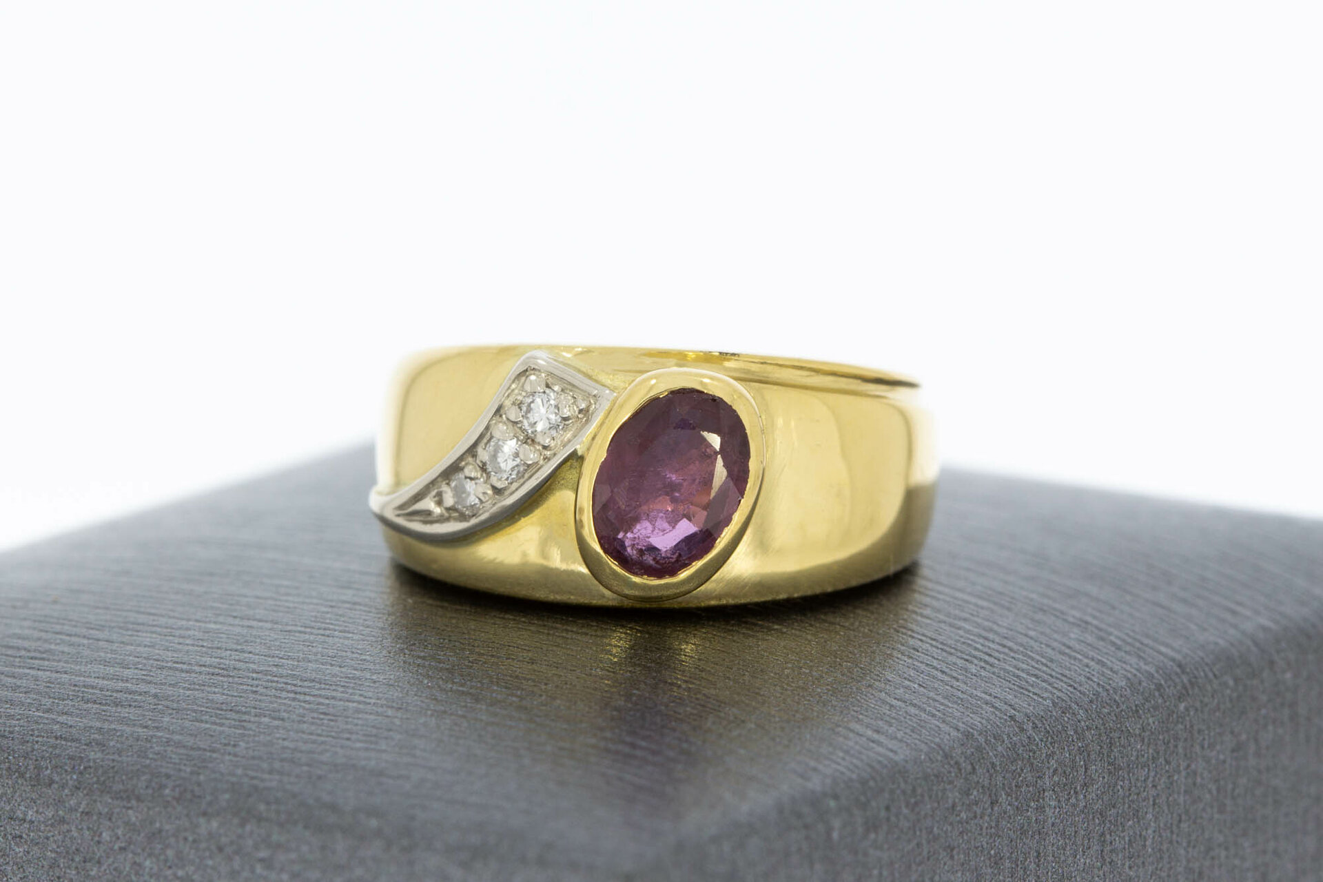 750 Gold Pinky Damenring - 14,3 mm