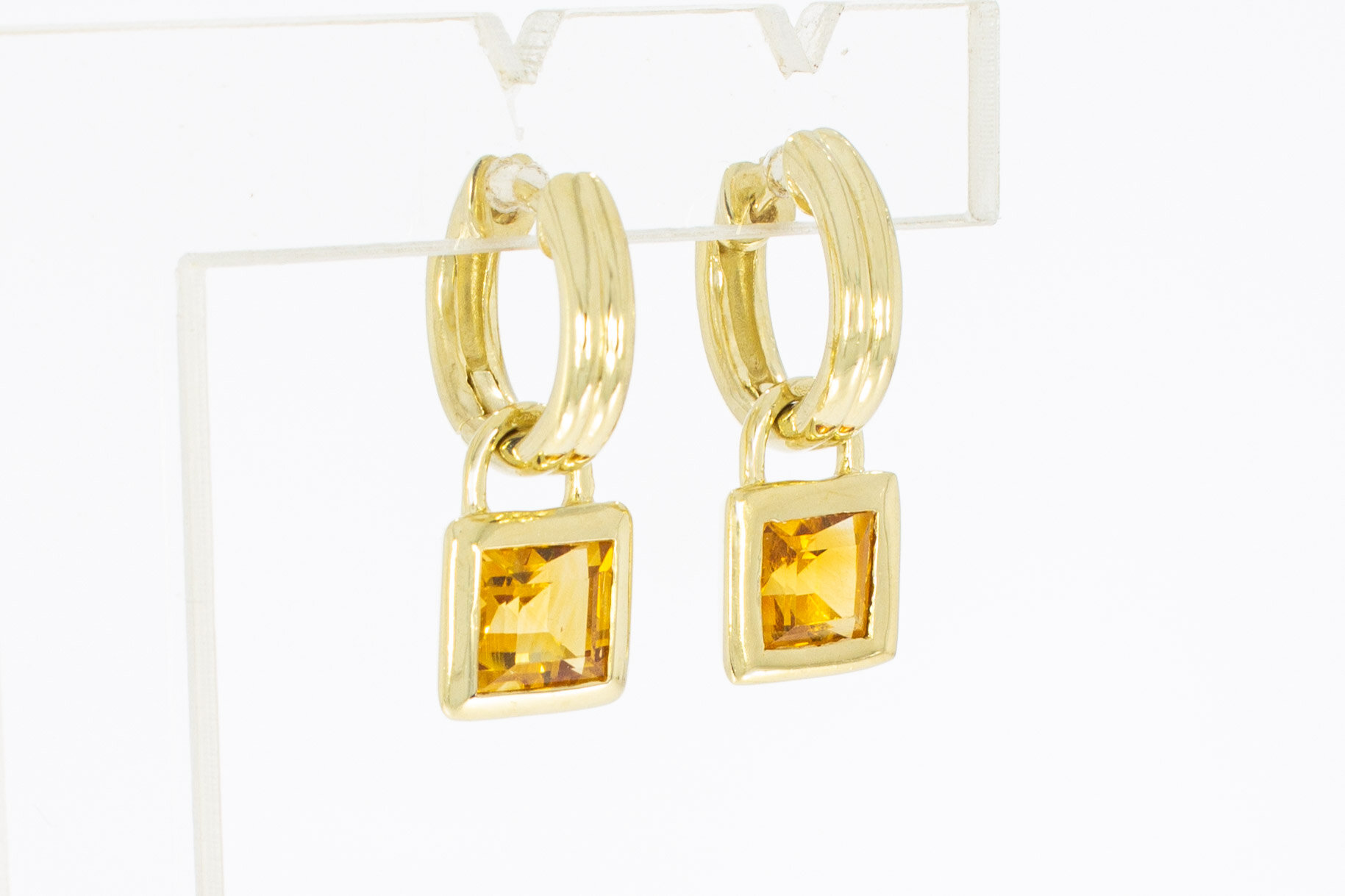 585 Edelstein Damen Ohrhänger - 2,3 cm