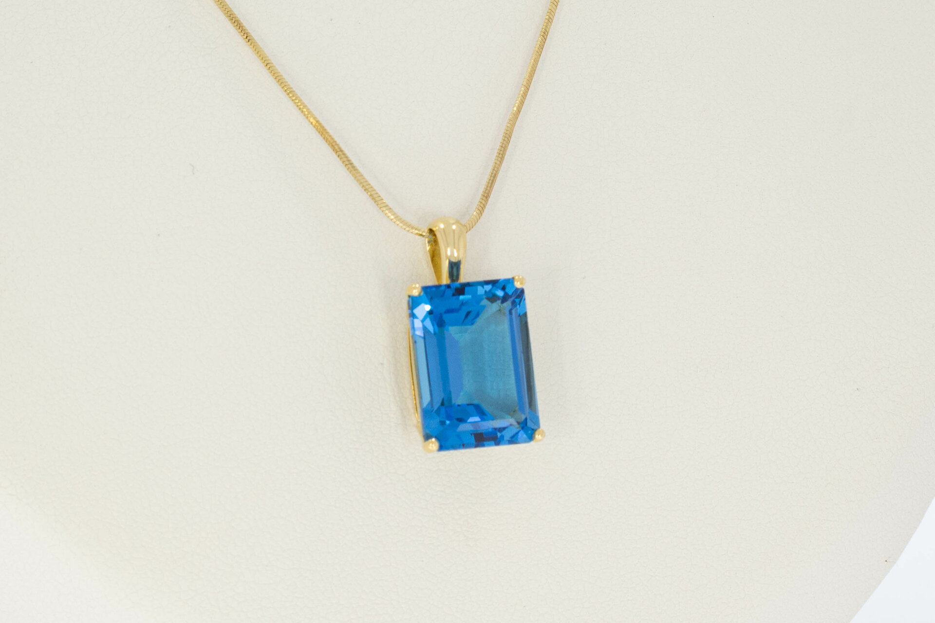 18 Karat Topas Damen Anhänger - 2,2 cm