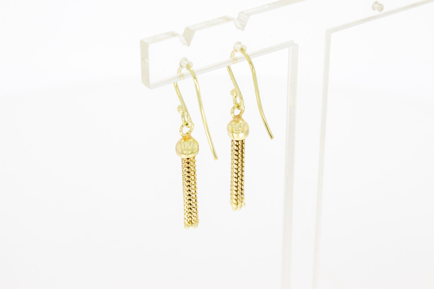 Vintage Damen Ohrhänger 14 Karat Gold - 3,7 cm