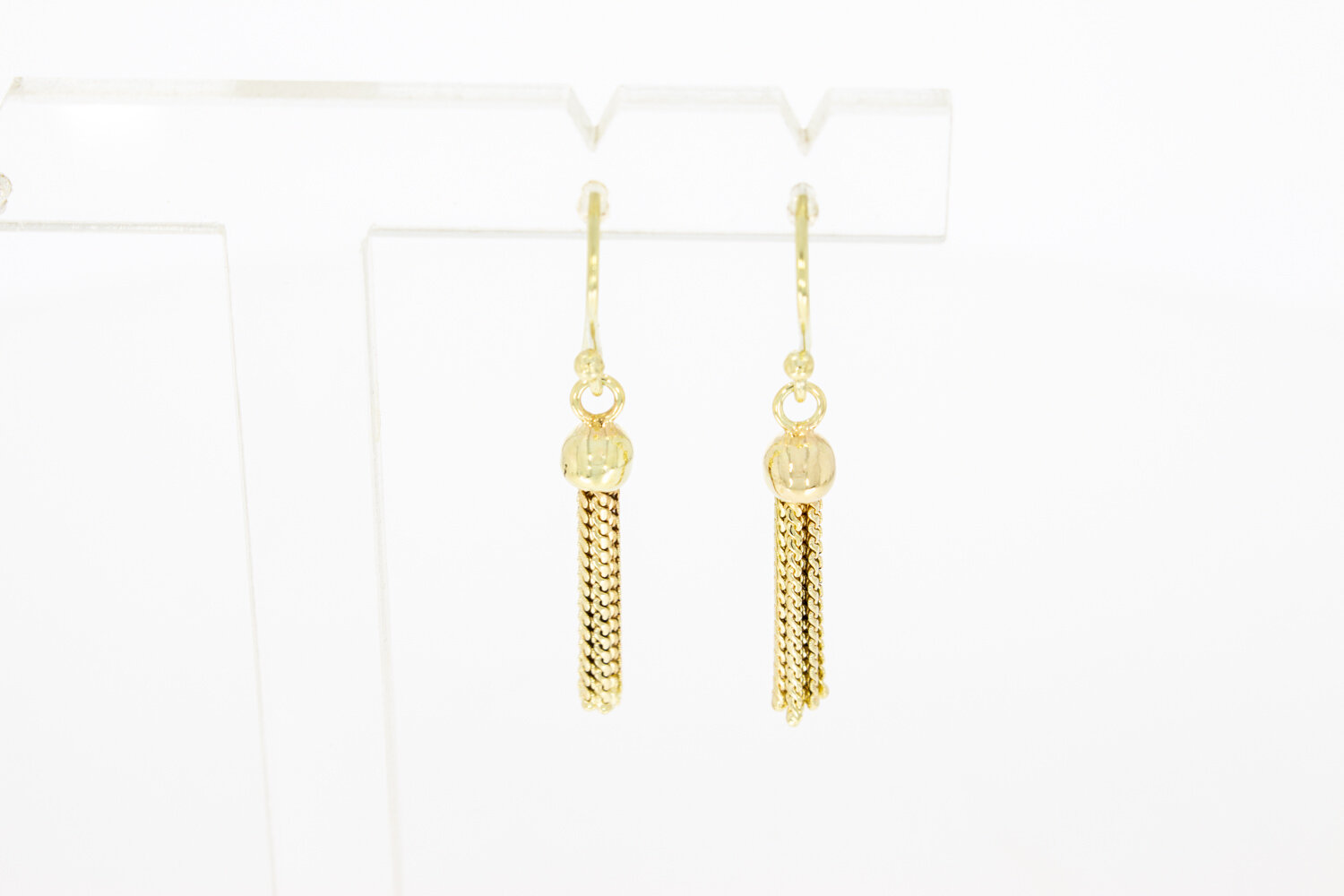 Vintage Damen Ohrhänger 14 Karat Gold - 3,7 cm