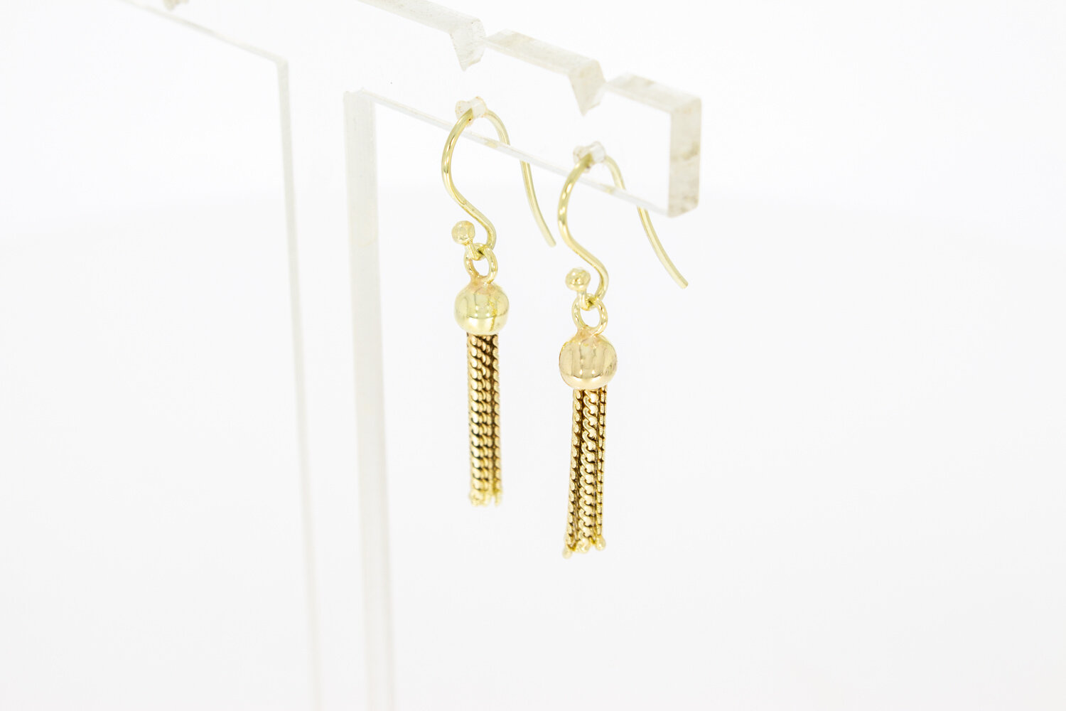 Vintage Damen Ohrhänger 14 Karat Gold - 3,7 cm