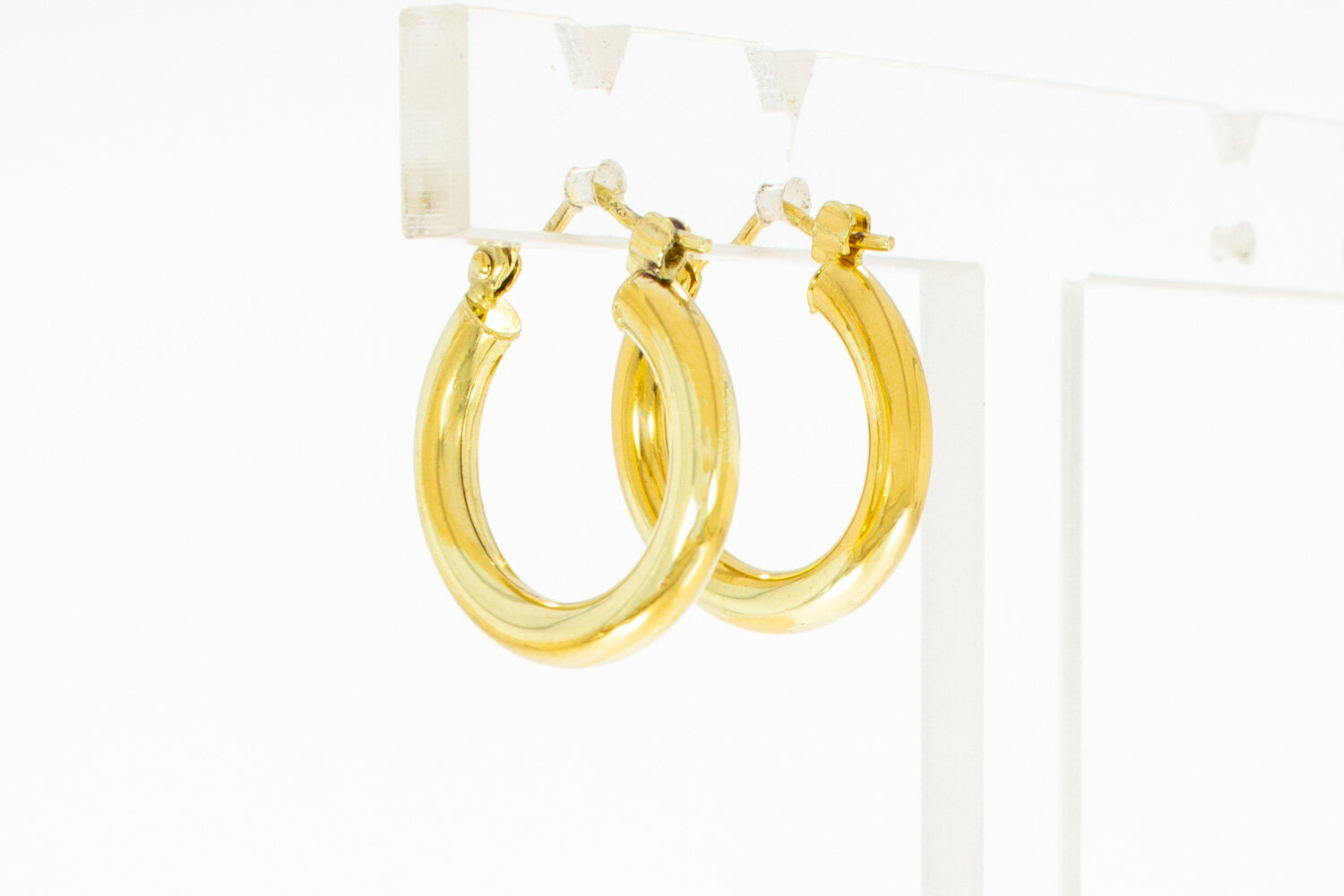 Klassische Geldgold Ohrringe set - 1,9 cm