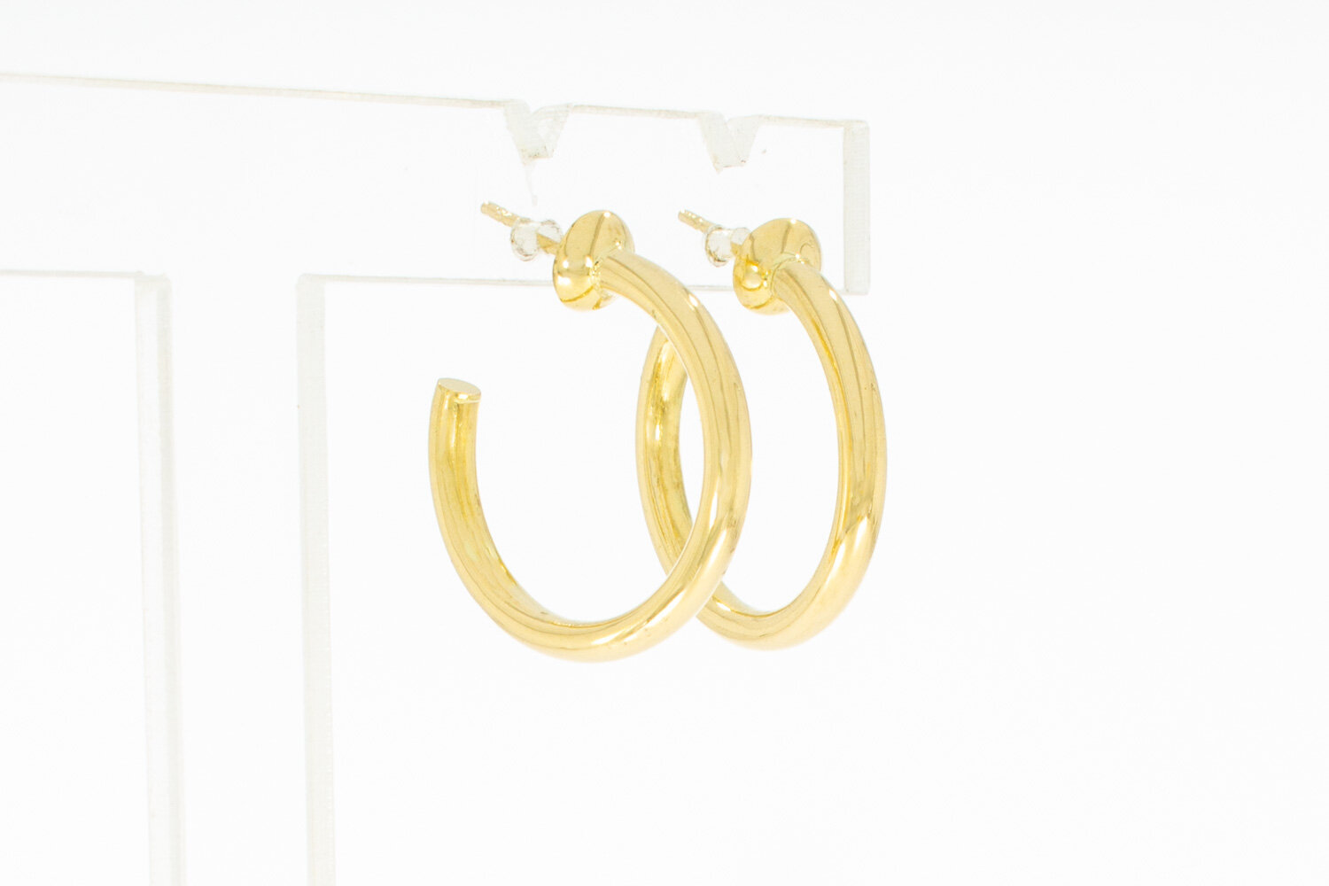 Damen Ohrringe 750 Gelbgold - 2,2 cm