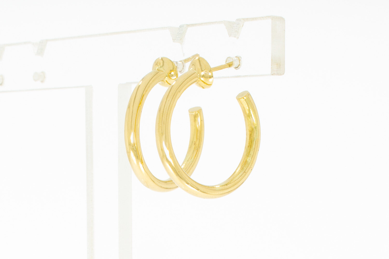 Damen Ohrringe 750 Gelbgold - 2,2 cm