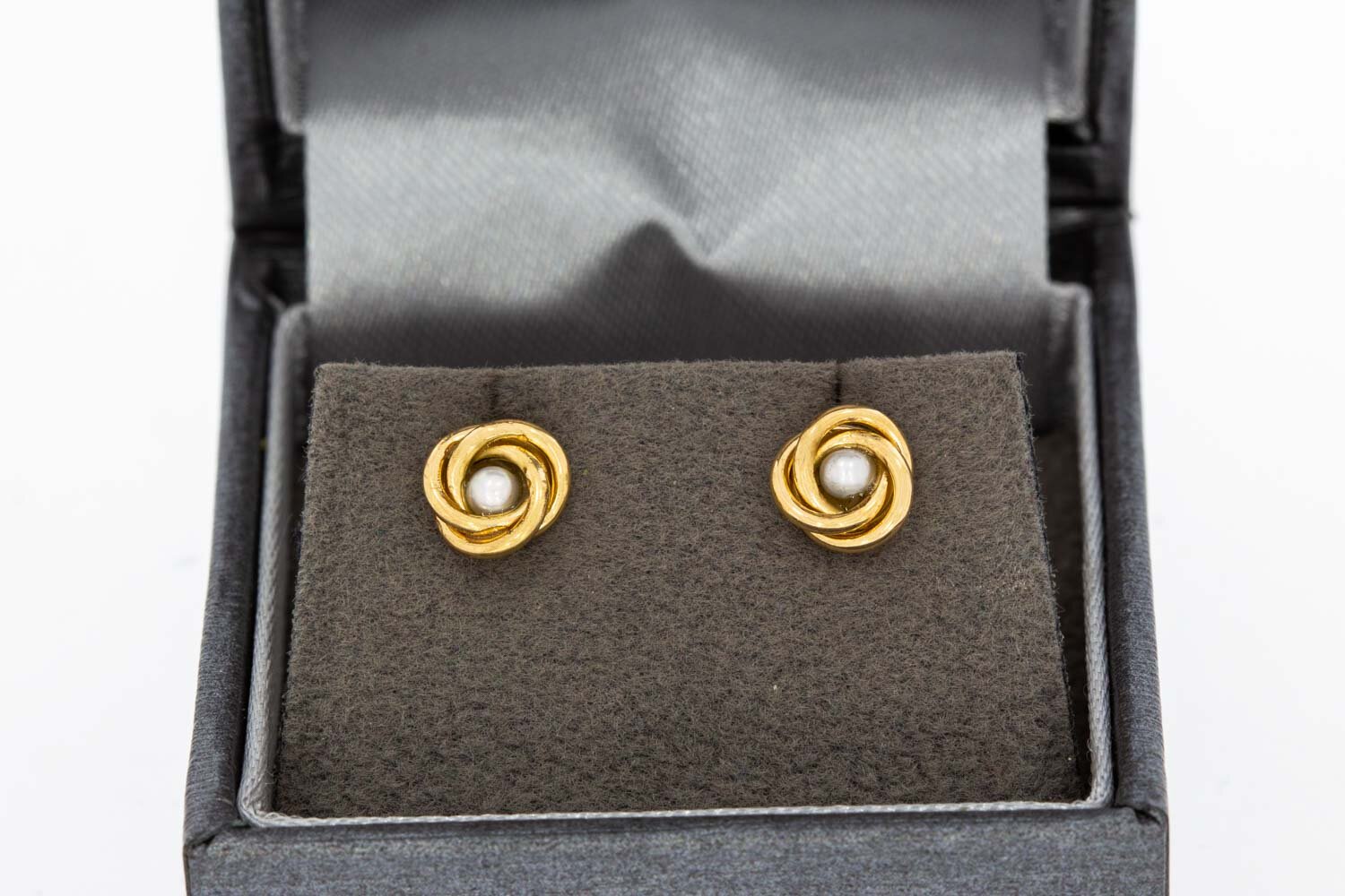 585 Gold Perlen Ohrstecker Damen - 0,7 cm