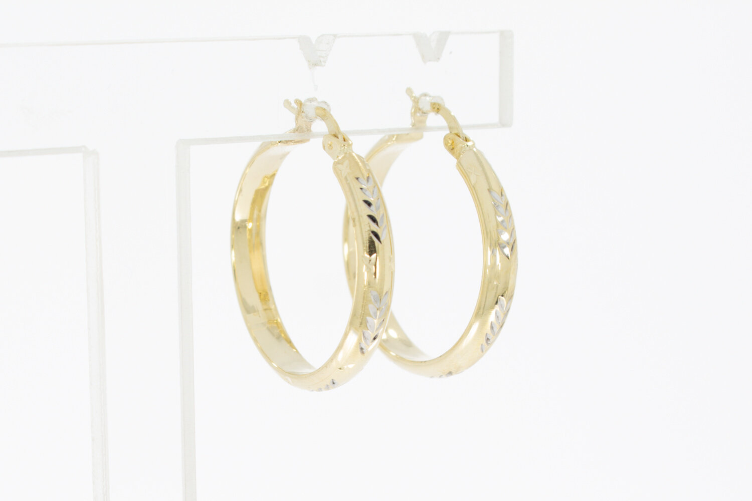 Damen Ohrringe 585 Gelbgold - 2,5 cm