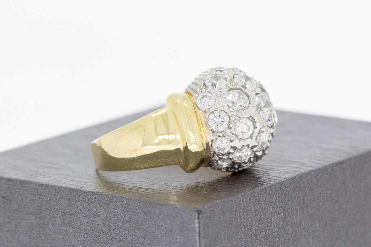 14 karaat gouden dames ring - 19,2 mm