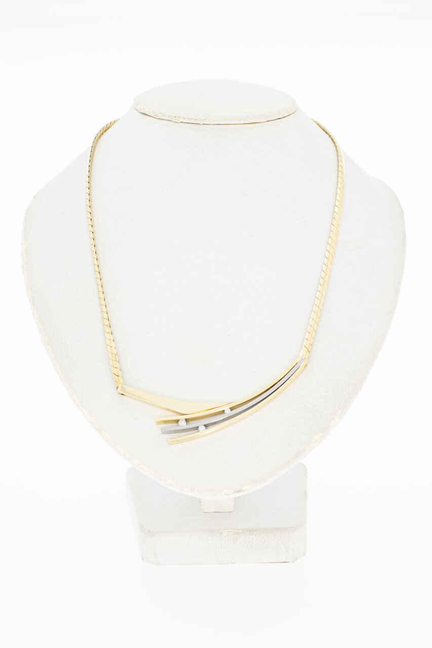 14 Karat Gold Damenhalskette - 44,5 cm