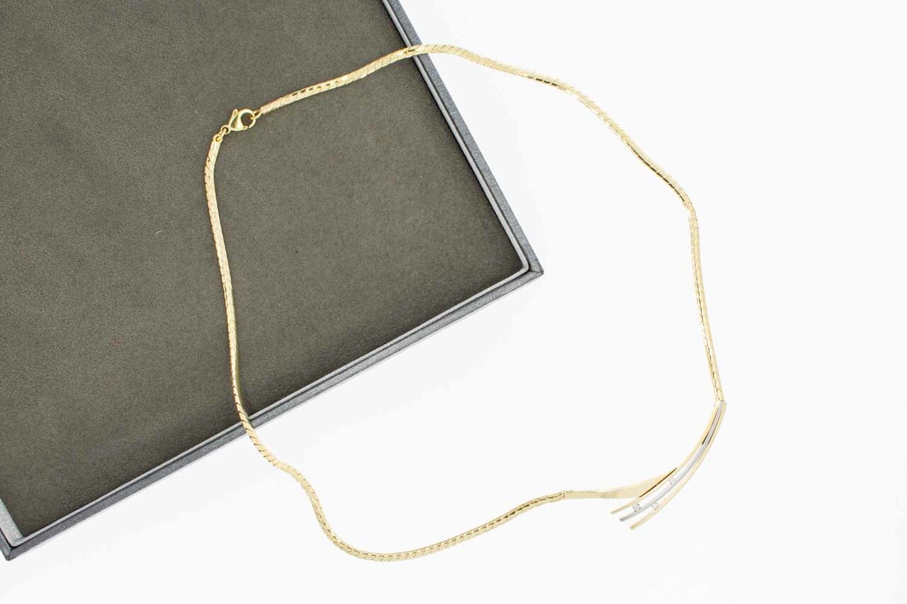 14 Karat Gold Damenhalskette - 44,5 cm