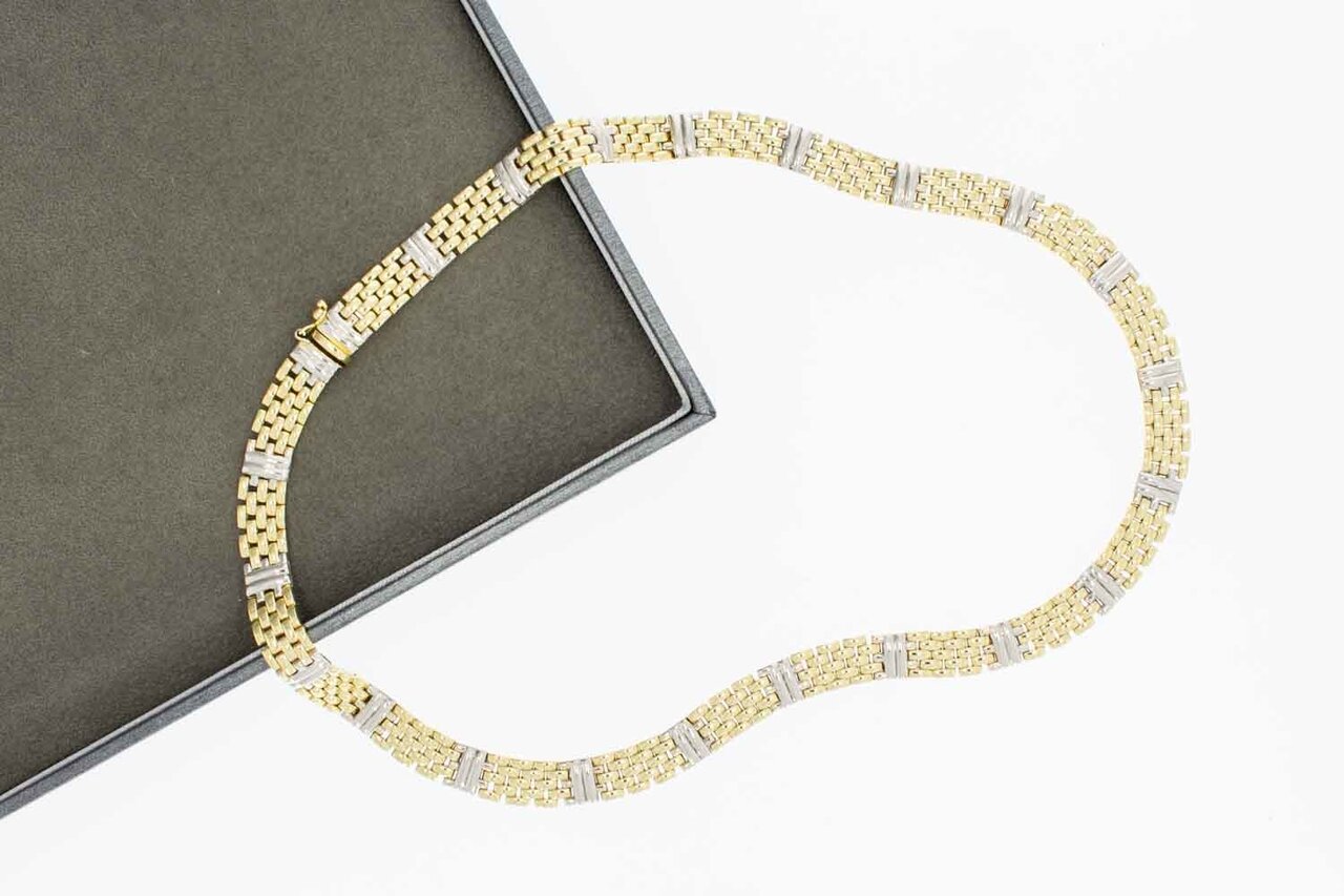 Milaneser Damen Goldkette 14 Karat - 42,2 cm