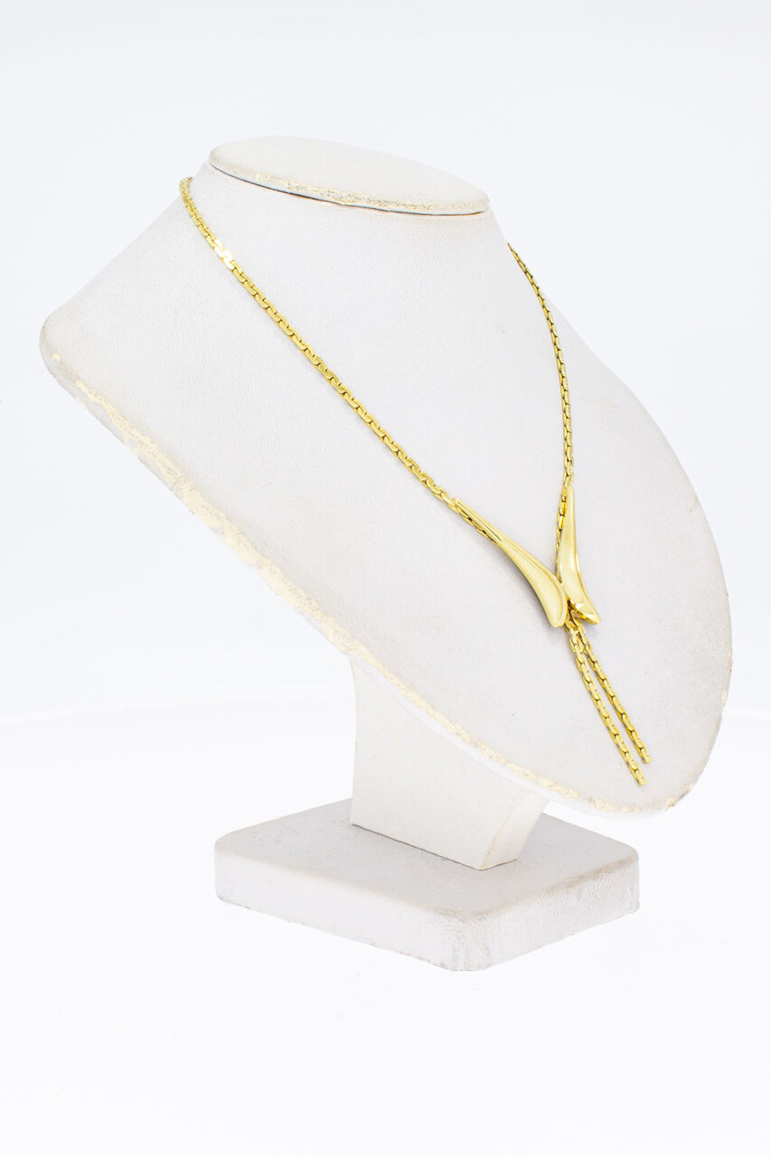 14 Karat Gold Damen Halskette - 42 cm