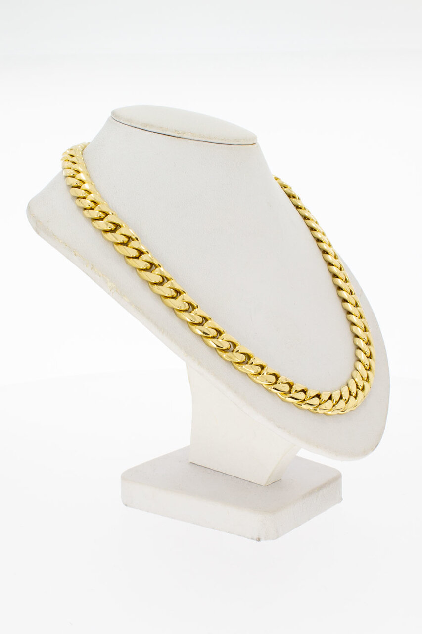 18 Karat Panzer Damen Goldkette - 40 cm