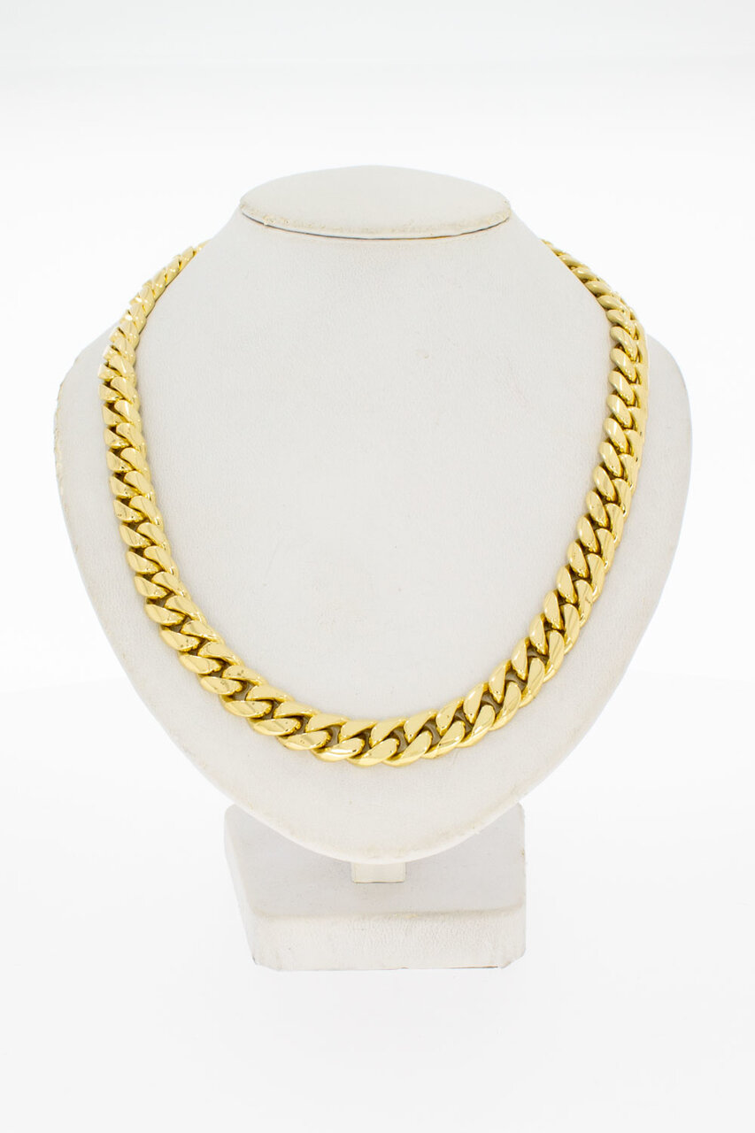 18 Karat Panzer Damen Goldkette - 40 cm