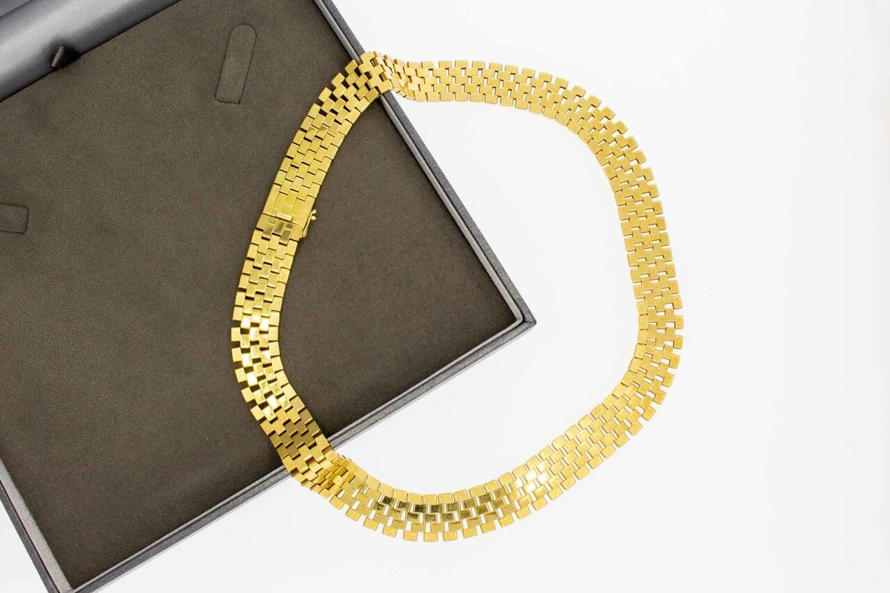 Milaneser  585 Gold Damen Kette - 42,8 cm