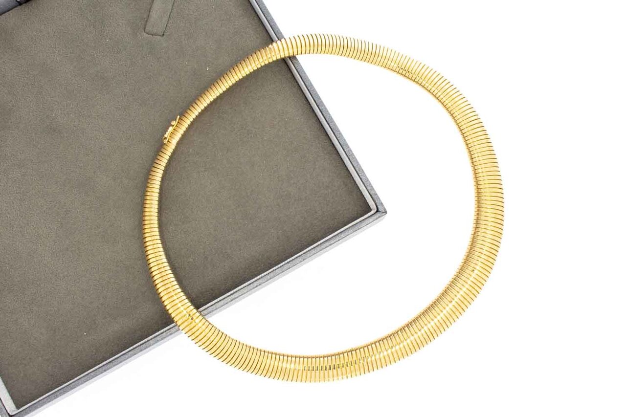 Vintage 18 Karat Damen Goldkette - 43 cm