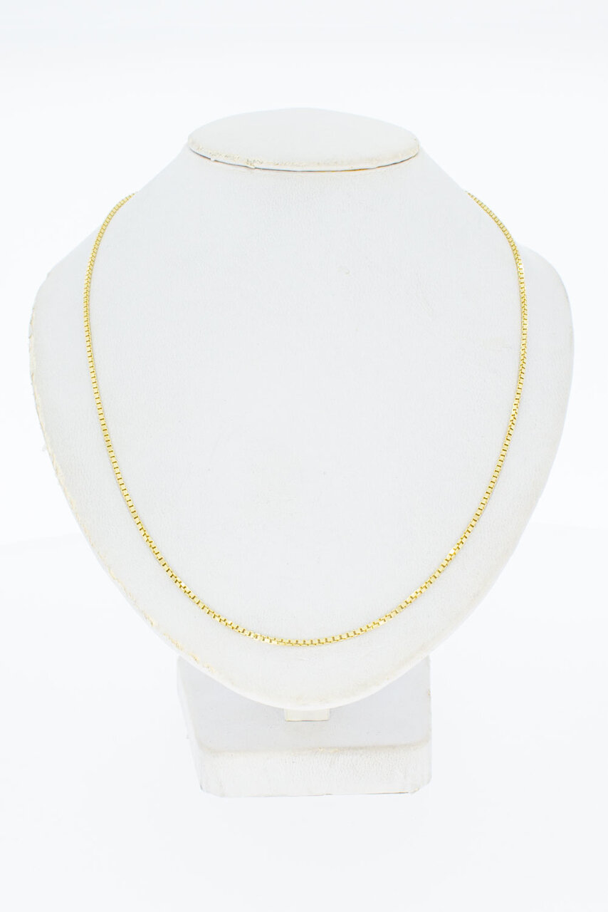 14 Karat Venezianer Damenkette - 38,5 cm