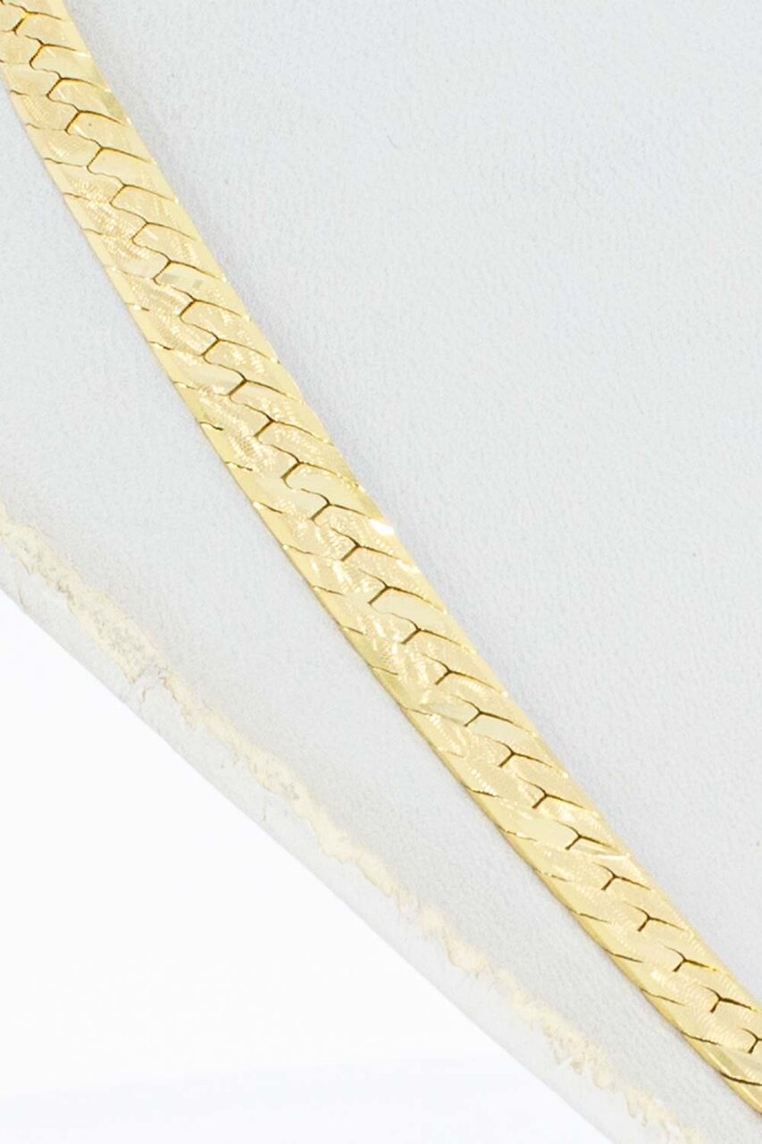 14 Karat Panzer Damen Goldkette - 40,2 cm