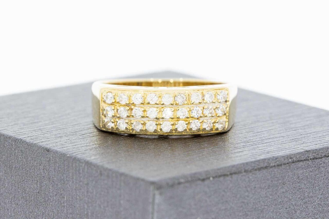 14 Karat Gold Damenring - 18,1 mm