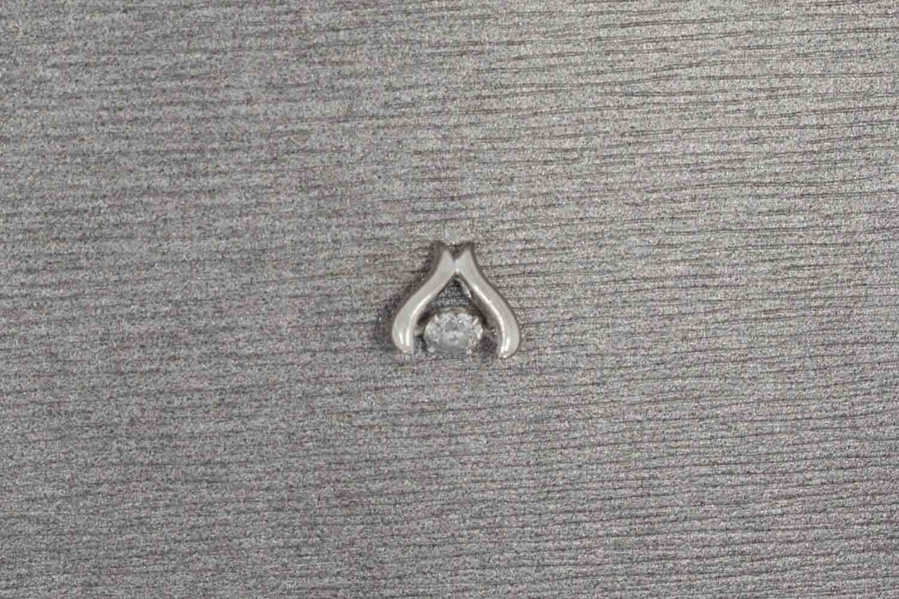 18 Karat Weißgold Diamant Anhänger