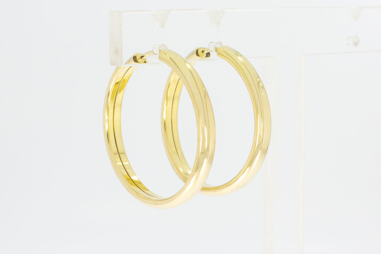 Damen Ohrringe 585 Gelbgold - 2,9 cm